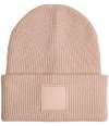 BB336R (B336R) Deep Cuff Tonal Patch Beanie Peach colour image